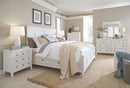 Heron Cove - Landscape Mirror - Chalk White