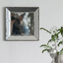Distressed Accent Mirror, Traditional Style Framed Wall Mirror For Living Room by Unique Piece Furniture