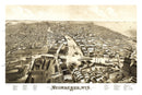 Vintage Map of MIlwaukee, Wisconsin 1879