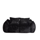 Giant Bean Bag Couch, Ultra Soft Fluffy Loveseat For Living Room by Unique Piece Furniture