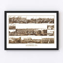 Vintage Map of Milwaukee, Wisconsin 1882