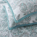 Kasentex 100% Cotton Summer Ultra Soft Floral Design 3 Piece Reversible Bedding Set, Room Decor, Graduation Gifts