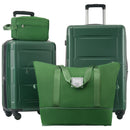 2 Piece Luggage Set With Bags Expanable Spinner Wheels ABS Lightweight Suitcase With Tsa Lock 20" / 24" by HouseOfZazla
