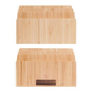Bamboo 10 Port Charging Station Plus 2 Caddy Adapter Combo by MobilevisionUS