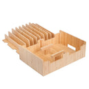 Bamboo 10 Port Charging Station Plus 2 Caddy Adapter Combo by MobilevisionUS