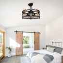 20'' Cage Ceiling Fan With Remote Control by HouseOfZazla