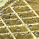 Vintage Map of Prairie du Sac, Wisconsin 1870
