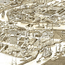 Vintage Map of Racine, Wisconsin 1883