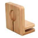 Bamboo Apple Watch Charger Adapter for MobileVision Stands | Custom Fit Charging Dock Accessory by MobilevisionUS