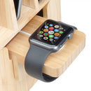 Bamboo 10 Port Charging Station & Apple Watch Adapter Combo by MobilevisionUS