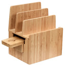 Bamboo Personal Stand & Apple Watch Adapter Combo by MobilevisionUS