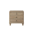 3 Drawer Nightstand - Sand by HouseOfZazla