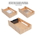 Bamboo Slim Stand and Charging Organizer by MobilevisionUS