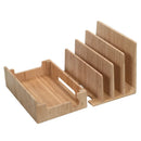 Bamboo Slim Stand and Charging Organizer by MobilevisionUS