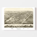 Vintage Map of Ripon, Wisconsin 1867
