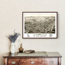 Vintage Map of River Falls, Wisconsin 1880