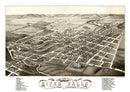Vintage Map of River Falls, Wisconsin 1880