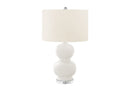 Contemporary Ceramic Table Lamp - Cream by HouseOfZazla