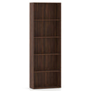 5-Shelf Storage Bookcase Modern Multi-Functional Display Cabinet Furniture-Black by DirectDeals