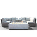 Outdoor Elegance Conversation Set With Fire Pit by Unique Piece Furniture
