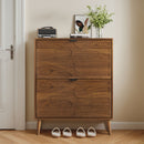 Medieval - Independent Shoe Cabinet With 2 Flip Drawers by Unique Piece Furniture