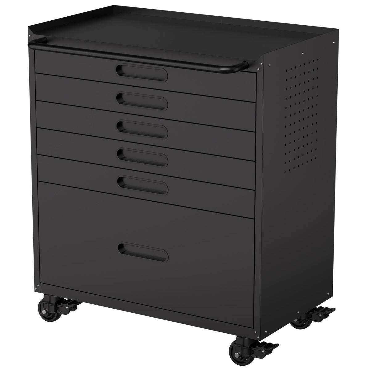 Rolling Tool Cabinet Heavy Duty Garage Storage With Lockable Doors, photo 2 of 16