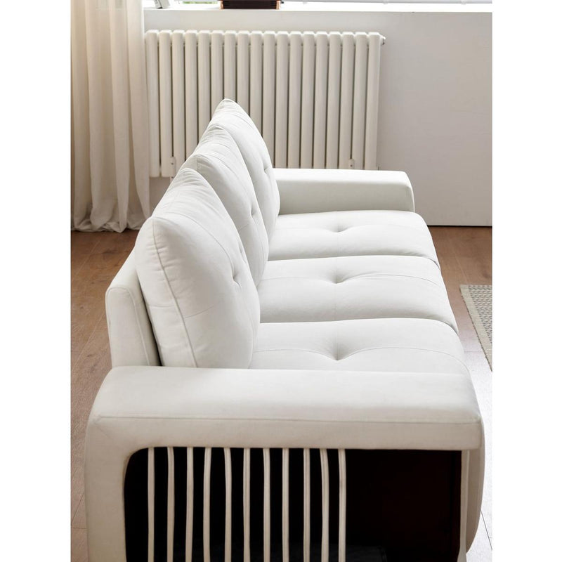 3 Seater Sofa Couch for Living Room,89" Modern Couches for Small Space,cat nest sofa,for cat friendly,Comfy Couch With Waterproof and cat scratch resistant fabric