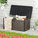 100 Gallon Large Deck Box with Lockable Lid for Patio by DirectDeals