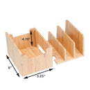 Bamboo Personal Stand and Device Organizer by MobilevisionUS