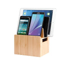 Bamboo Personal Stand and Device Organizer by MobilevisionUS