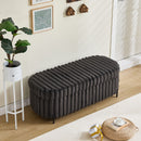 Flip Top Storage Bench With Metal Legs by HouseOfZazla