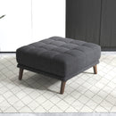 Addison - Square Upholstered Ottoman by HouseOfZazla
