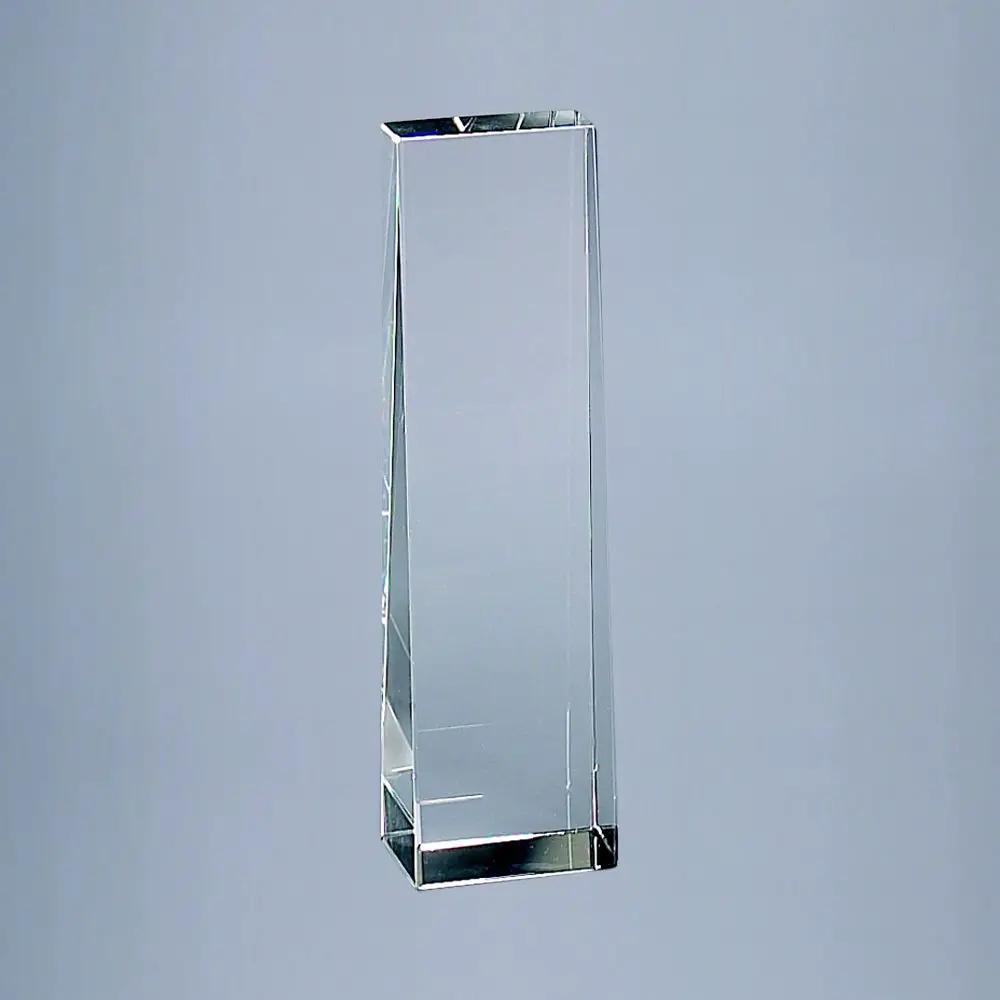 Optic Crystal Obelisk, 7.75" Ht