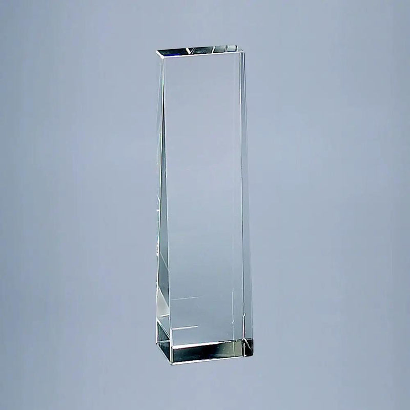 Optic Crystal Obelisk, 7.75" Ht