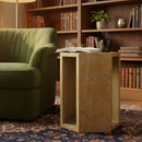 Modern Minimalist Hexagon Side Table by Unique Piece Furniture