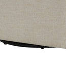 Tolland - Swivel Accent Chair With Antique Brass Nailhead Trim - Beige by HouseOfZazla