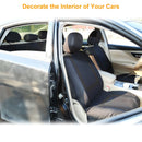 9Pcs Full Set Car Seat Covers For Auto Truck SUV Universal Front Rear Car Seats Headrest Protectors Split Bench Compatible