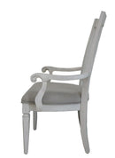 Katia - Arm Chair (Set of 2) - Light Gray / White by HouseOfZazla