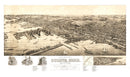 Vintage Map of Duluth, Minnesota 1893