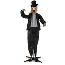 Halloween Animatronic Standing Groom 7.2 FT Haunted House Decoration by LJGDeals