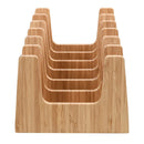 Bamboo Pot Lid Holder & Kitchen Cabinet Organizer – 6 Slot Rack for Pans, Baking Sheets, and Cutting Boards by MobilevisionUS