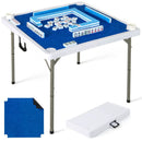 35 Inch 4 Player Game Card Folding Mahjong Table with Cup Holders by LJGDeals