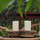 Hand-Woven Rattan & Mango Wood Live Edge Bowl, Set of 2 by Decor Steals