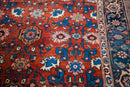 4.5x7 Antique Persian Bijar Area Rug