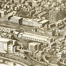 Vintage Map of Minneapolis, Minnesota 1885