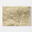 Vintage Map of Minneapolis, Minnesota 1891