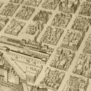 Vintage Map of Minneapolis, Minnesota 1891