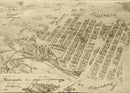 Vintage Map of Minneapolis, Minnesota 1891