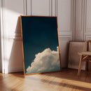 Rising Cloud Beneath Deep Sky