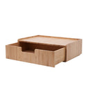 Compact Bamboo Desktop Drawer | Stackable Eco-Friendly Office Organizer by MobilevisionUS